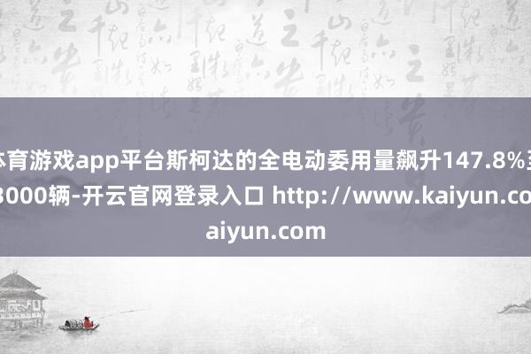 体育游戏app平台斯柯达的全电动委用量飙升147.8%至73000辆-开云官网登录入口 http://www.kaiyun.com