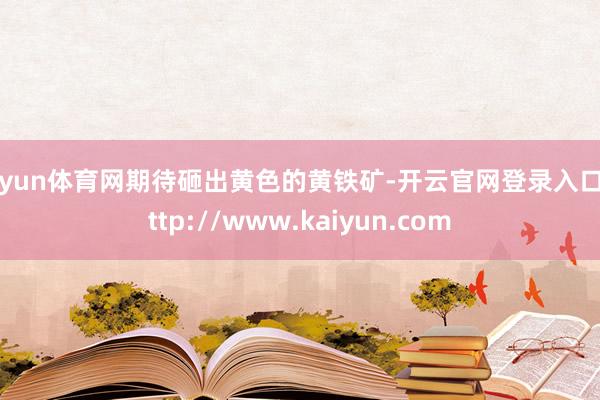 开yun体育网期待砸出黄色的黄铁矿-开云官网登录入口 http://www.kaiyun.com