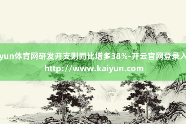 开yun体育网研发开支则同比增多38%-开云官网登录入口 http://www.kaiyun.com