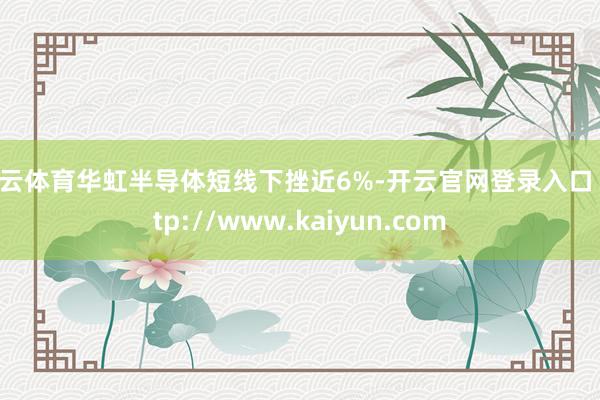开云体育华虹半导体短线下挫近6%-开云官网登录入口 http://www.kaiyun.com