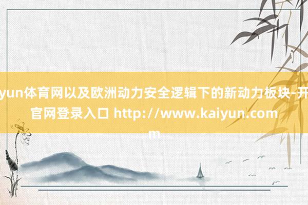 开yun体育网以及欧洲动力安全逻辑下的新动力板块-开云官网登录入口 http://www.kaiyun.com